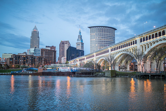 Cleveland at Dusk